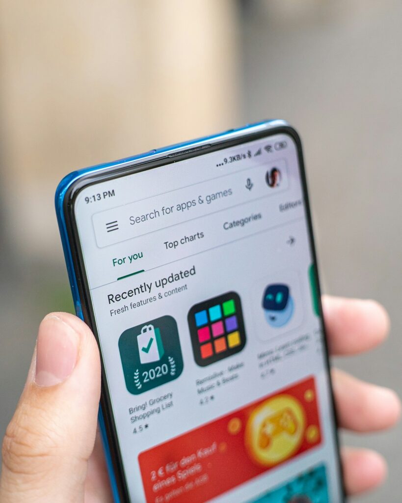 Smartphone displaying expense tracker app for 2025